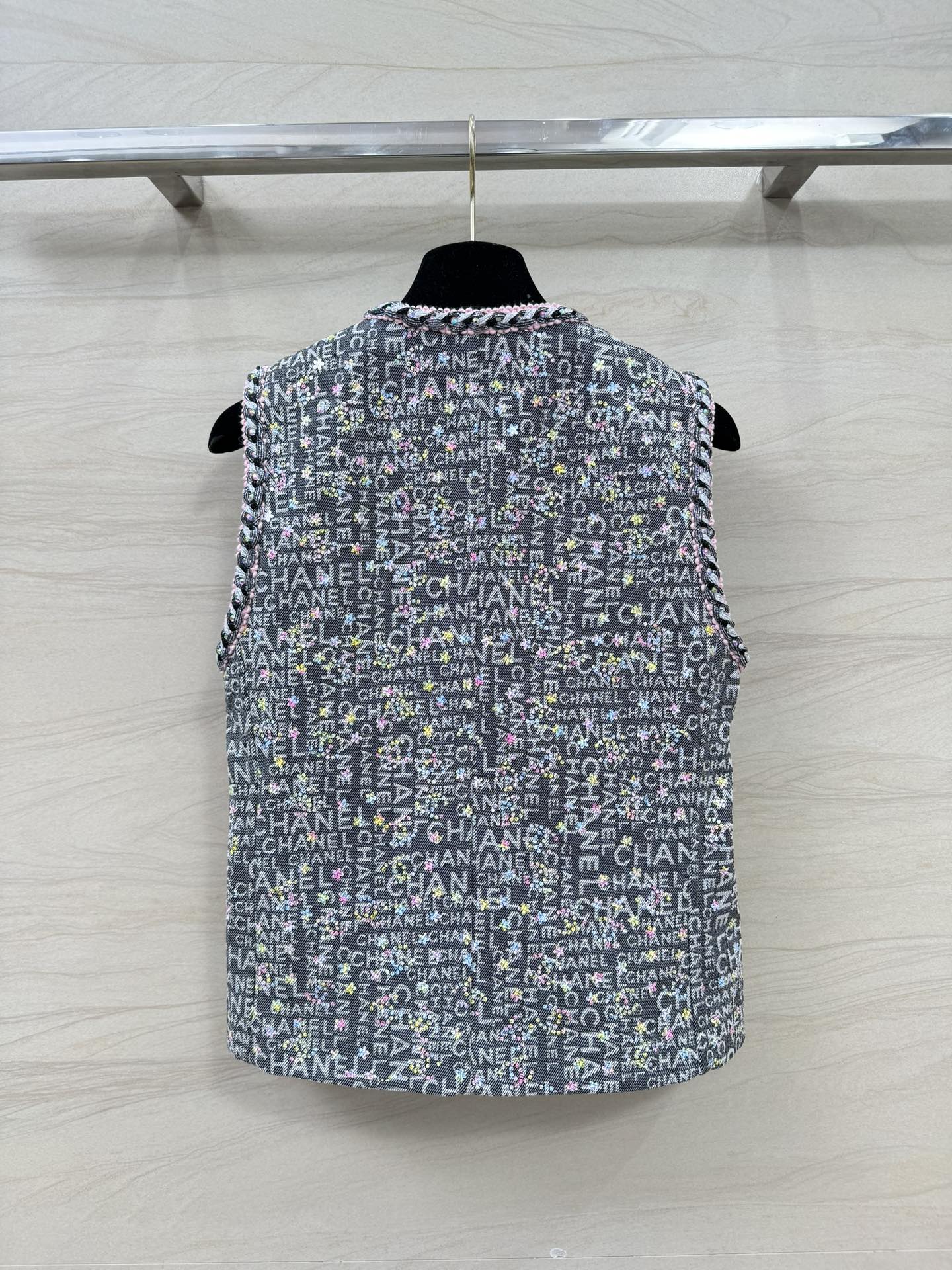 CHANEL 26S DENIM VEST 726