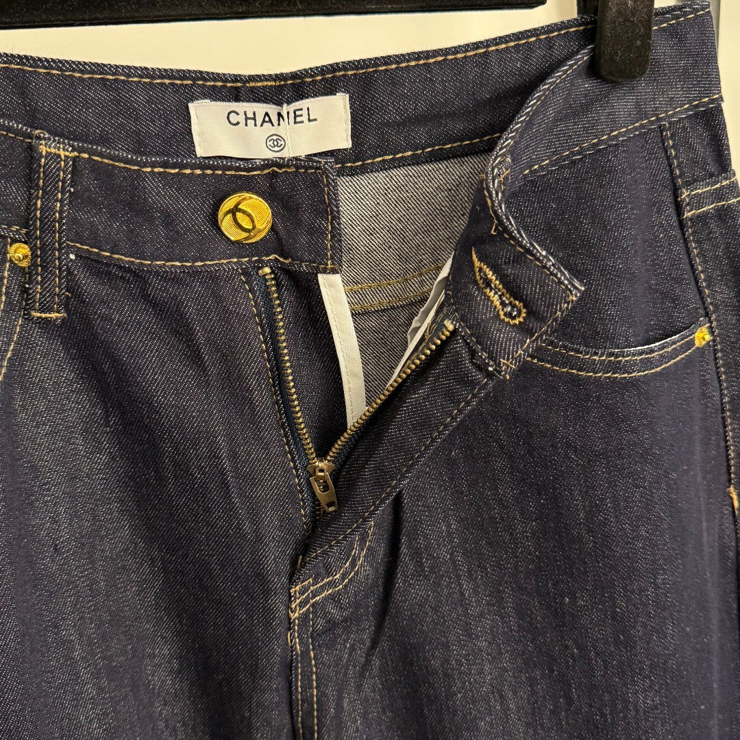 CHANEL 25S HIGH-WAISTED SKINNY JEANS 565