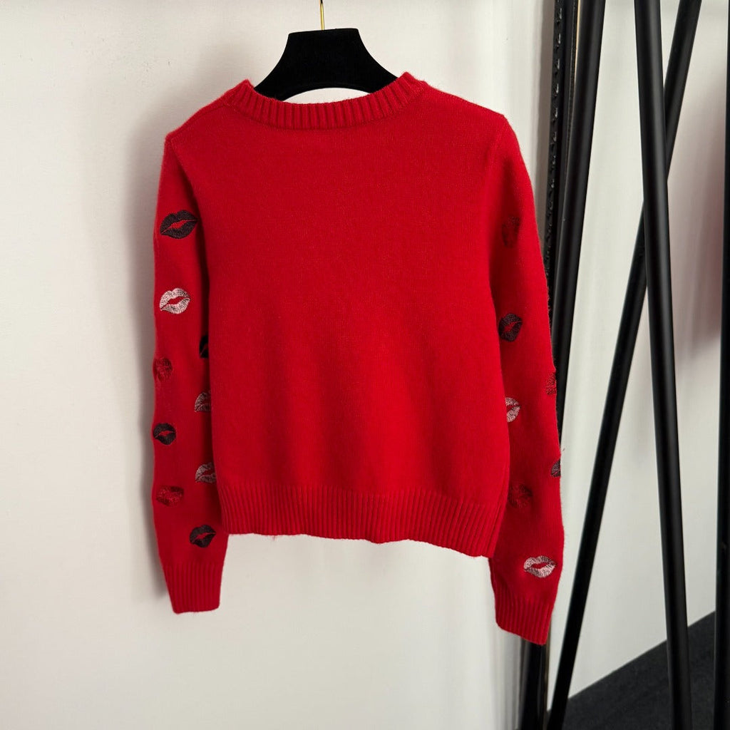 CHANEL 26S LONG-SLEEVE CREW NECK SWEATER 748
