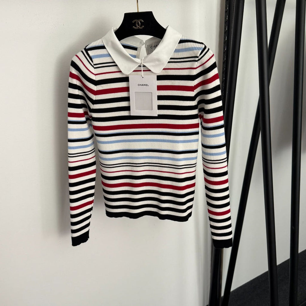 CHANEL 26S COLLARED SWEATER 837