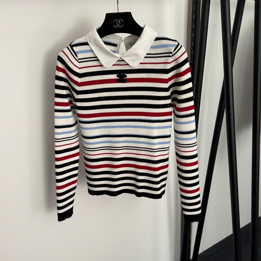 CHANEL 26S COLLARED SWEATER 837